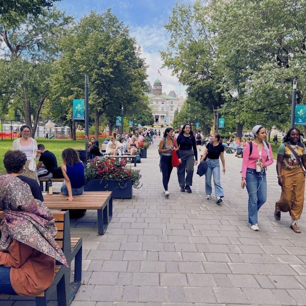 Naomi Askenazi étudie à l'Université McGill au centre-ville de Montréal