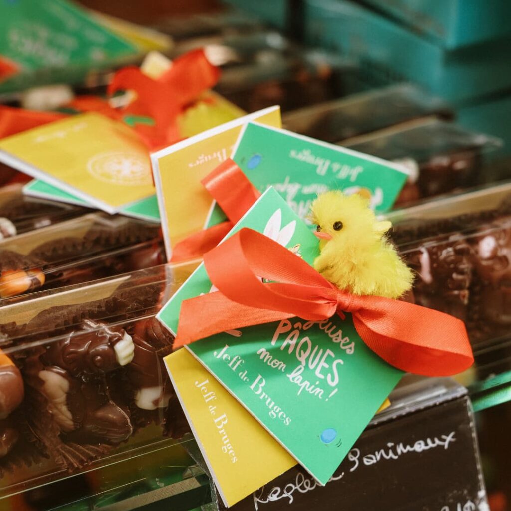 Les chocolateries du centre-ville pour Pâques : Jeff de Bruges