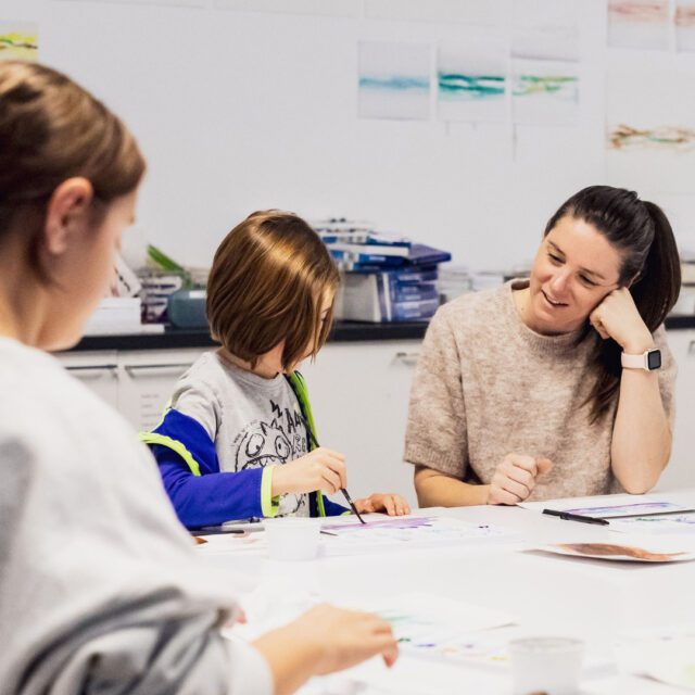 Musée d’art contemporain de Montréal – atelier créatif avec enfant et adulte