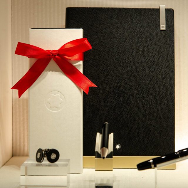 Montblanc – accessoires et coffret cadeau avec stylo