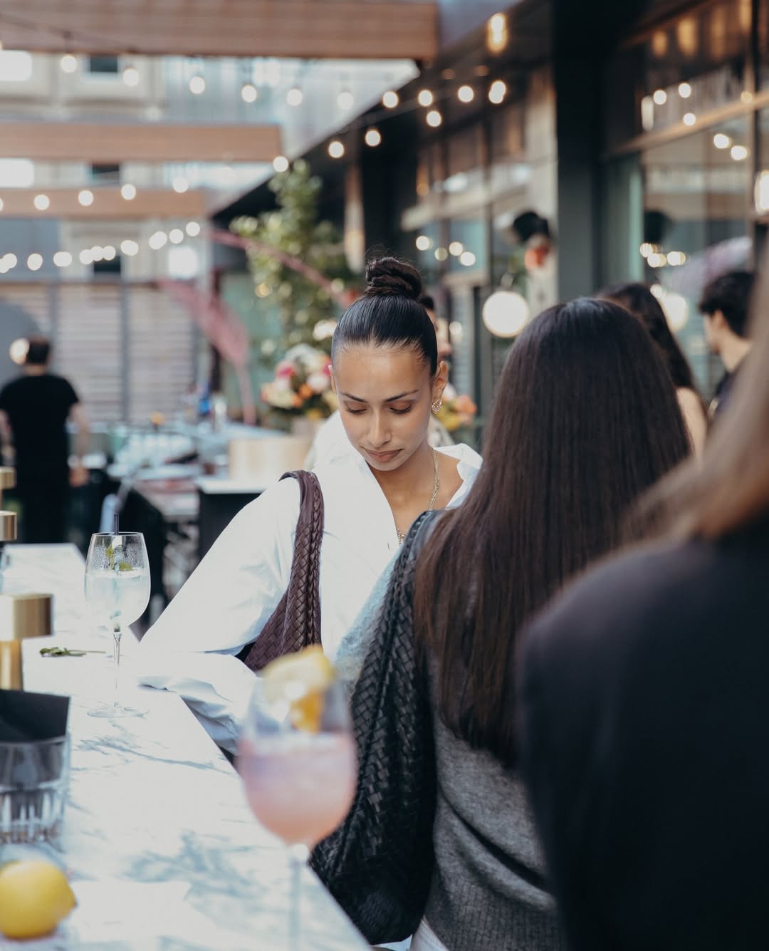 Vue sur la terrasse Muze, au centre-ville de Montréal