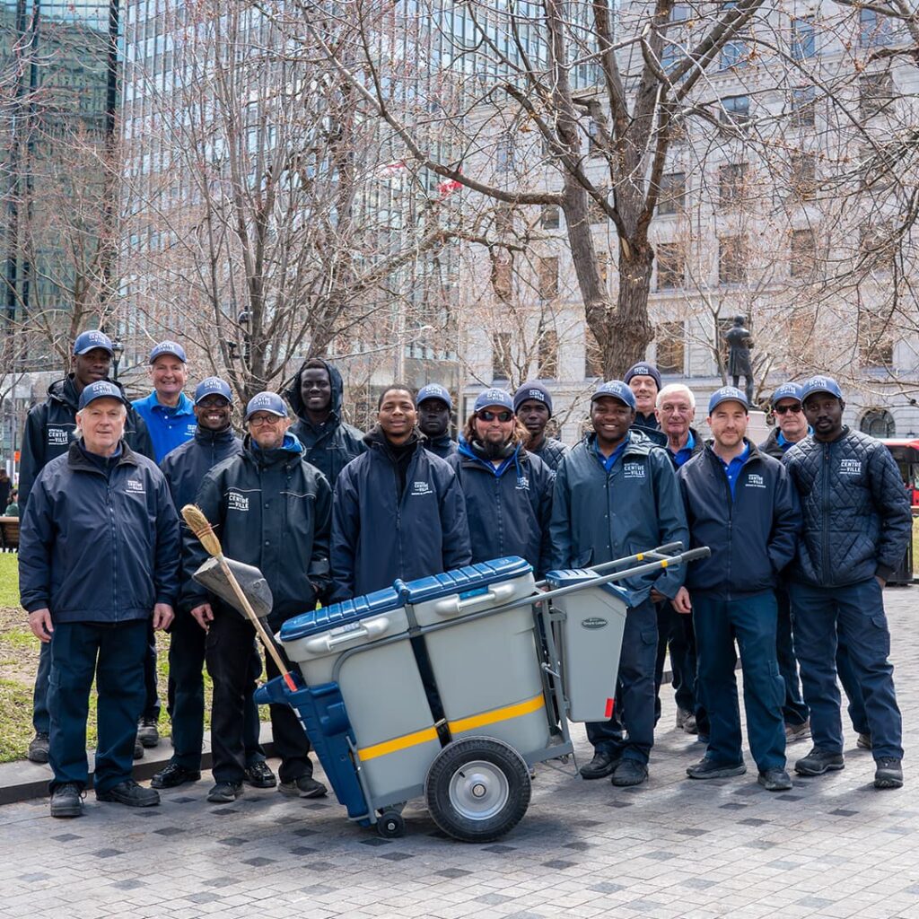 La Brigade propreté de Montréal centre-ville