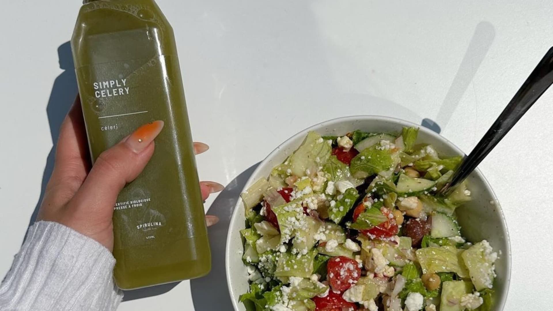 Spiruline, au centre-ville de Montréal