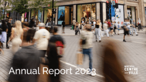 Annual report 2023 of Montréal centre-ville