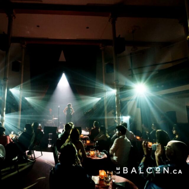 Le Balcon cabaret chic, espace à privatiser au centre-ville de Montréal