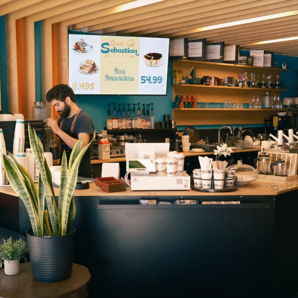 Le café San Sébastian, au centre-ville de Montréal