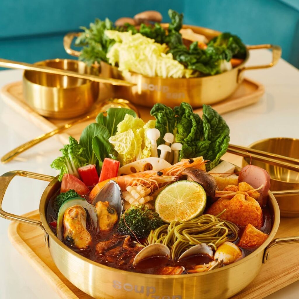Les fondues chinoises de Soup Zen Hot Pot au centre-ville de Montréal