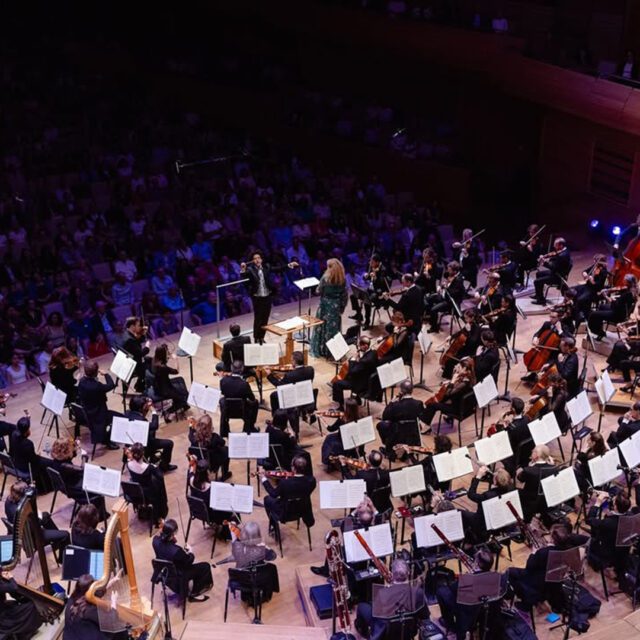 Orchestre symphonique de Montréal en concert au centre-ville lors de la Virée classique.