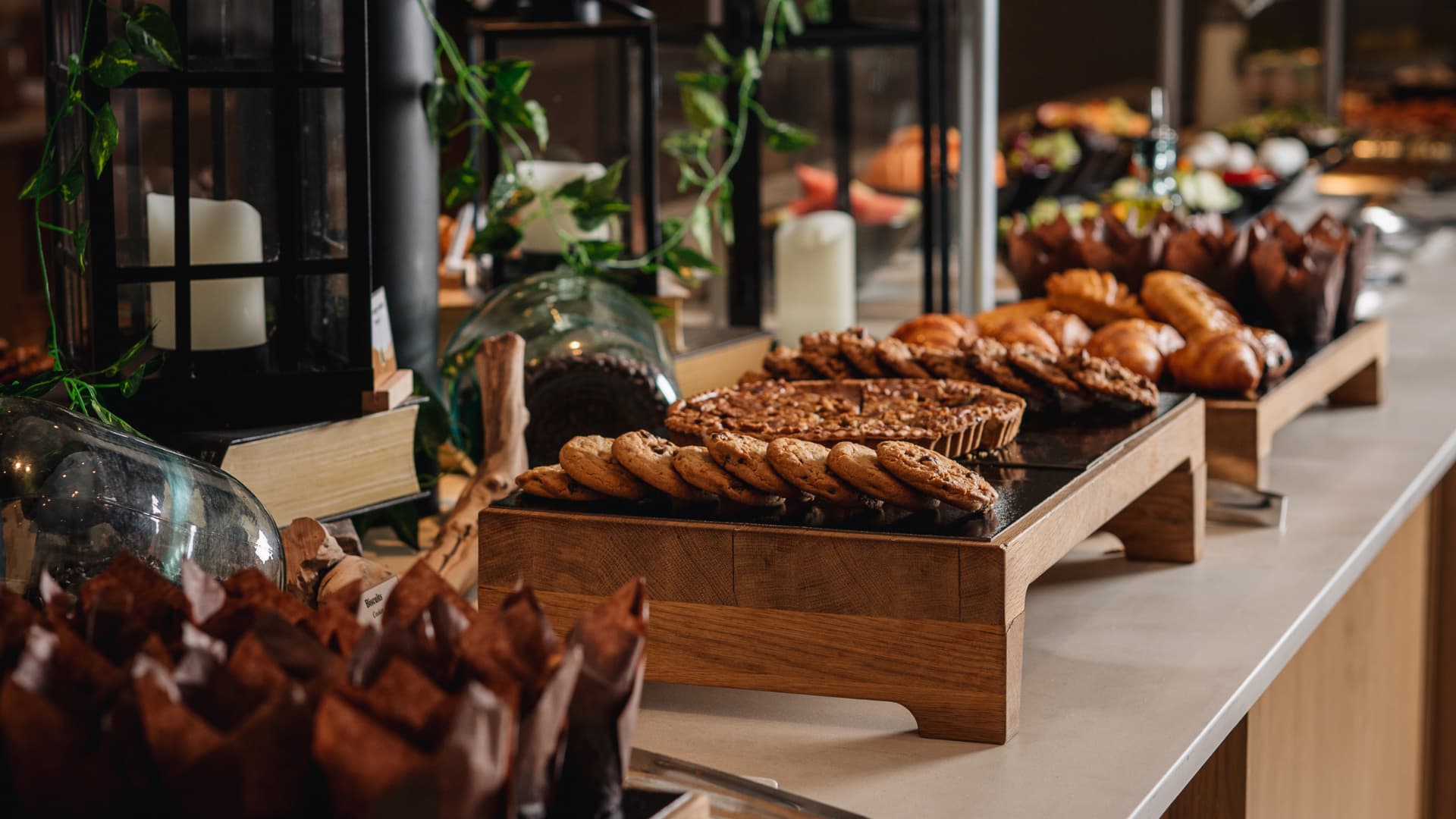buffet installé au Restaurant Lloyd
